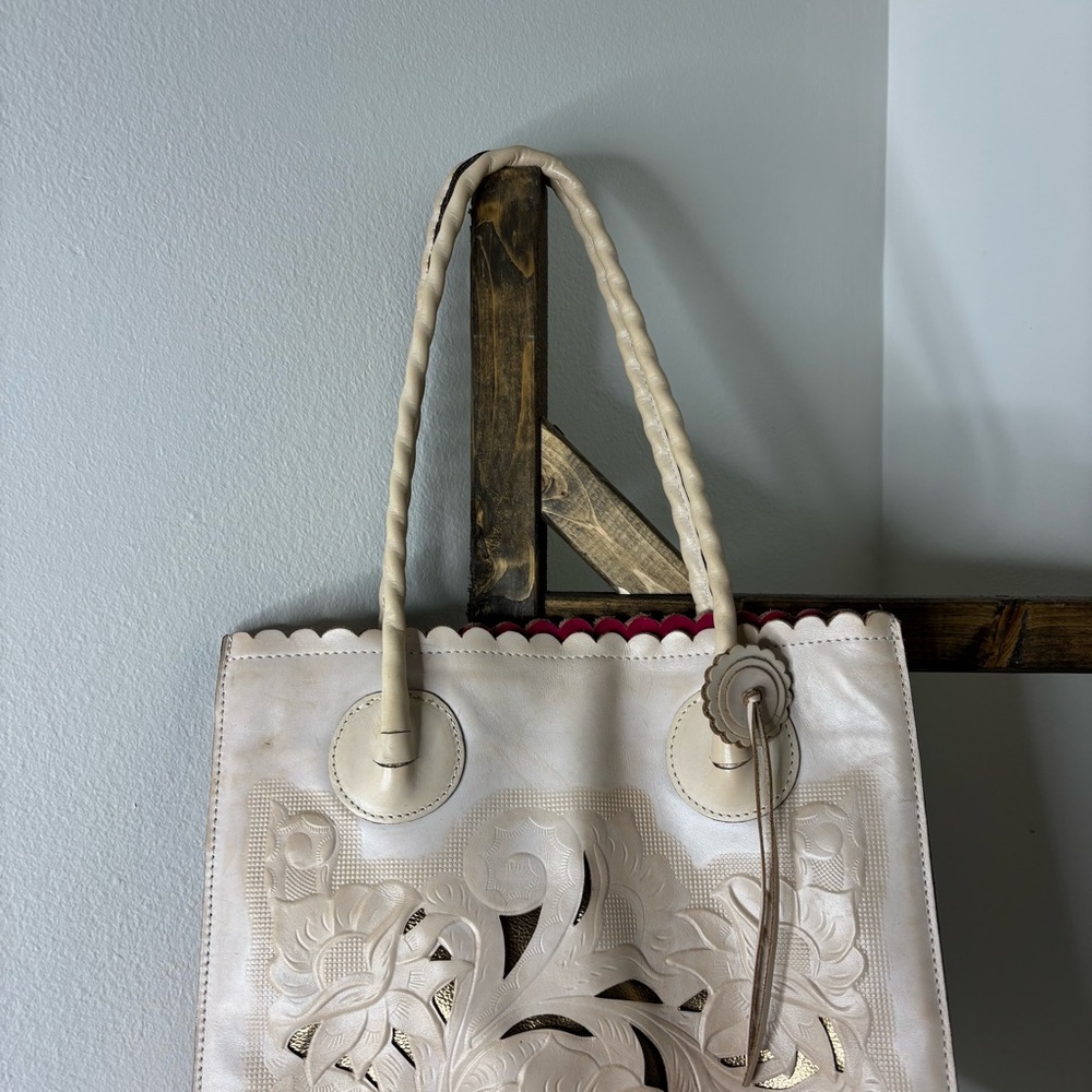 Patricia Nash Cavo Tote Leather Bag - Picture 6 of 14